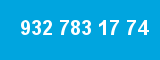 932 783 17 74